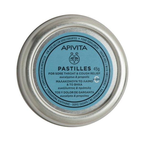 Apivita Pastilles Με Ευκάλυπτο & Πρόπολη 45gr
