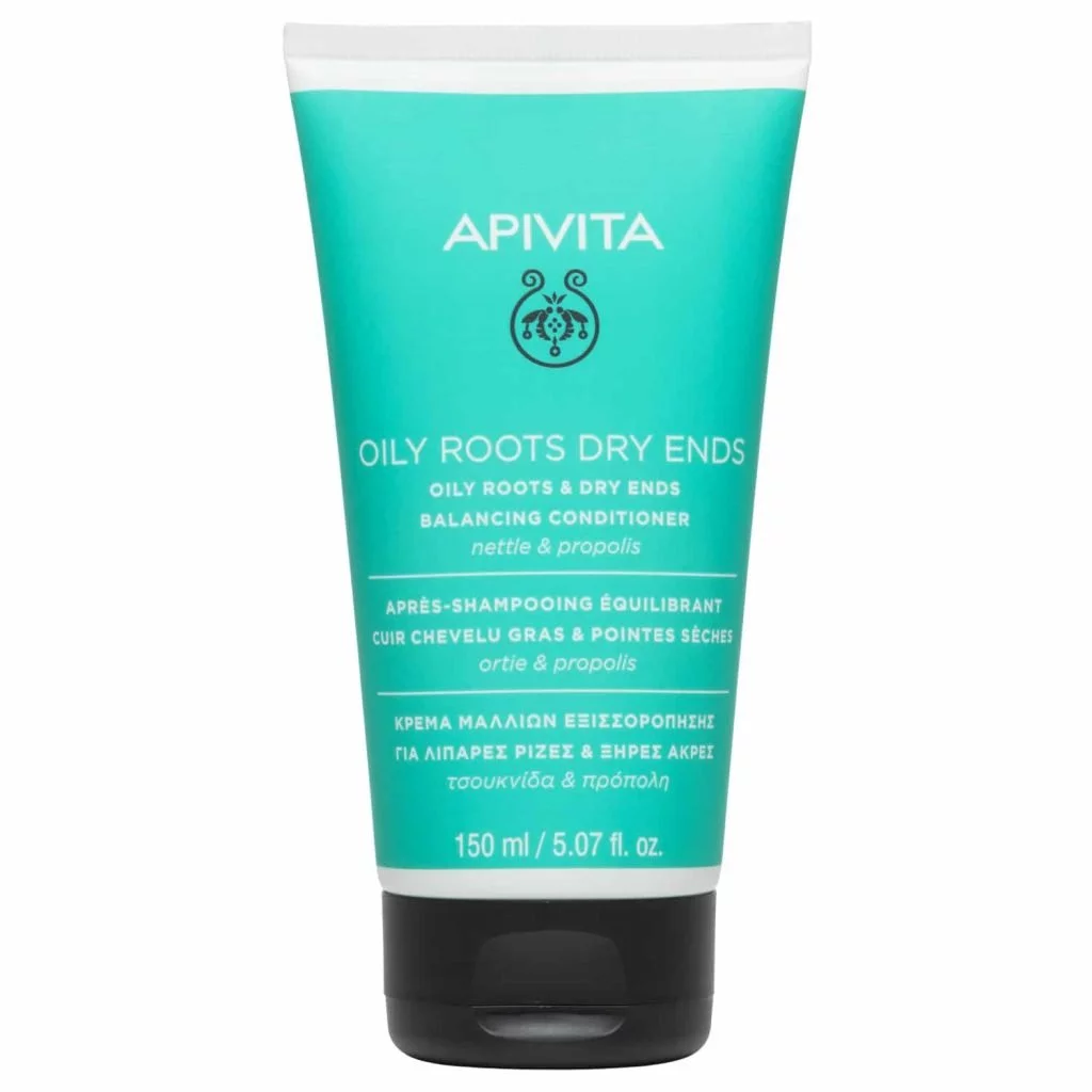 Apivita Oily Roots Dry Ends Κρέμα Μαλλιών Εξισσορόπησης Για Λιπαρές Ρίζες & Ξηρές Άκρες 150ml