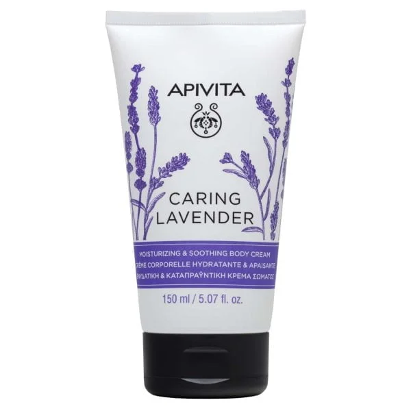 Apivita CARING LAVENDER Ενυδατική & Καταπραϋντική Κρέμα Σώματος – Υποαλλεργική 150ml