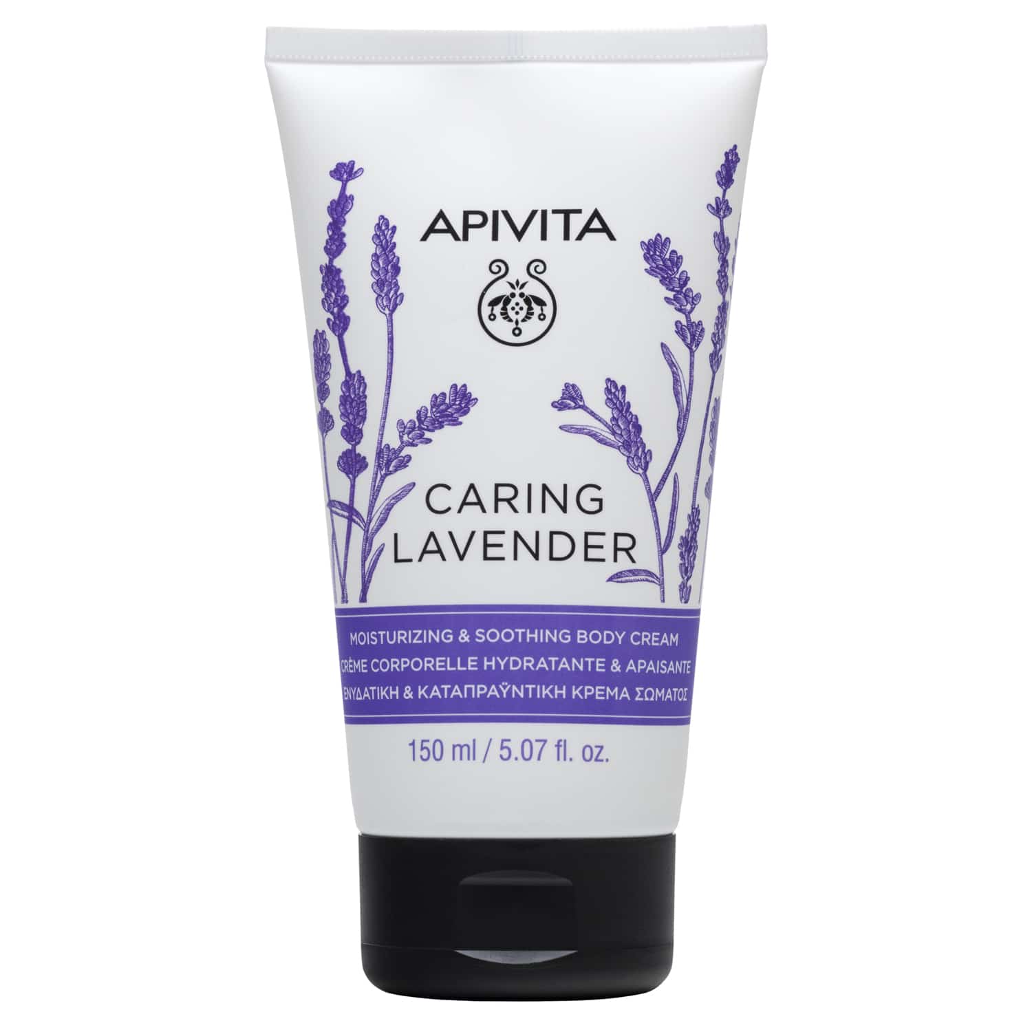 Apivita CARING LAVENDER Ενυδατική & Καταπραϋντική Κρέμα Σώματος – Υποαλλεργική 150ml