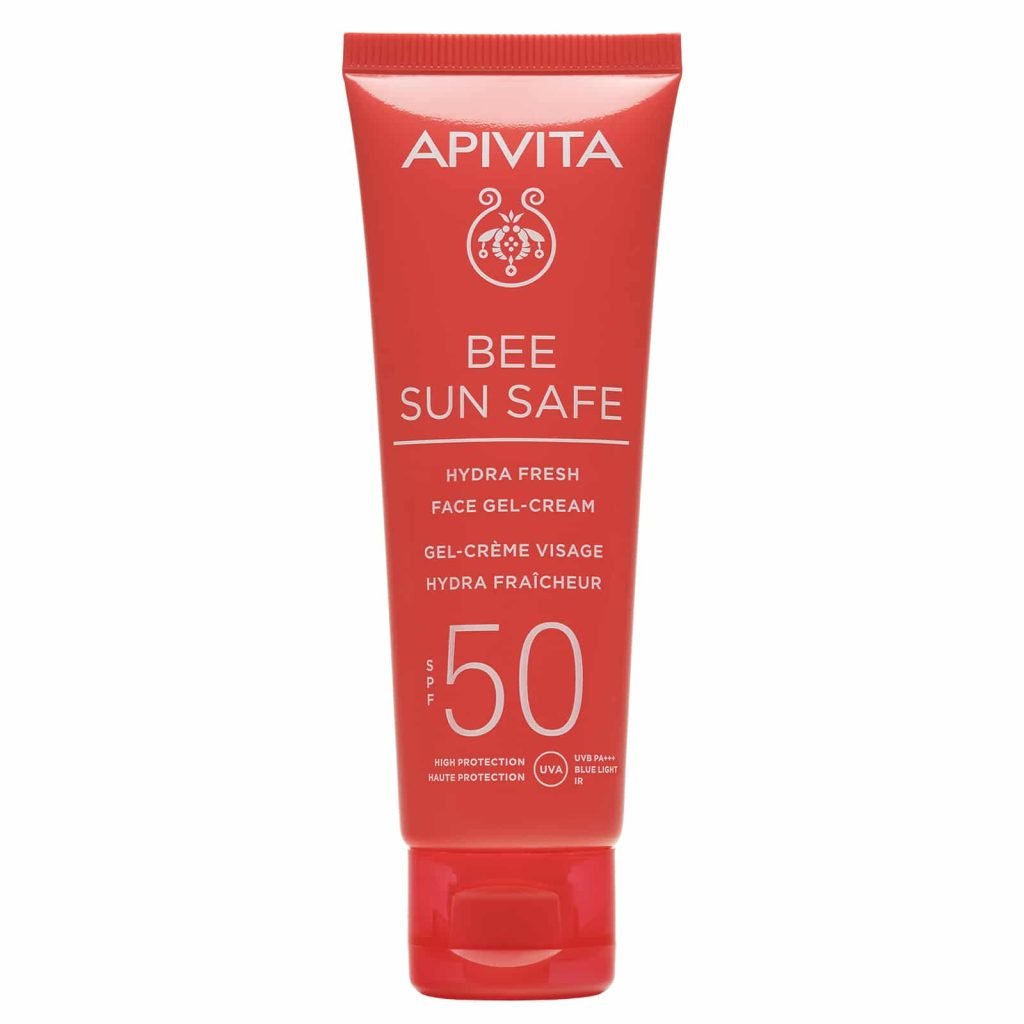Apivita Ενυδατική Κρέμα-Gel Προσώπου SPF50 50ml