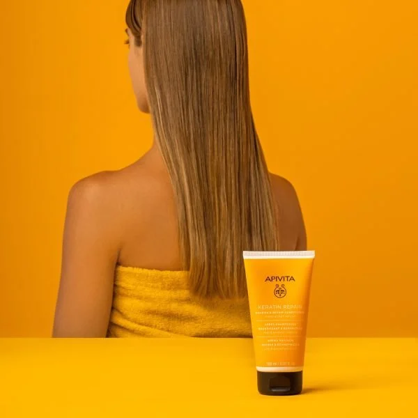 Apivita KERATIN REPAIR Κρέμα Μαλλιών Θρέψης & Επανόρθωσης 150ml
