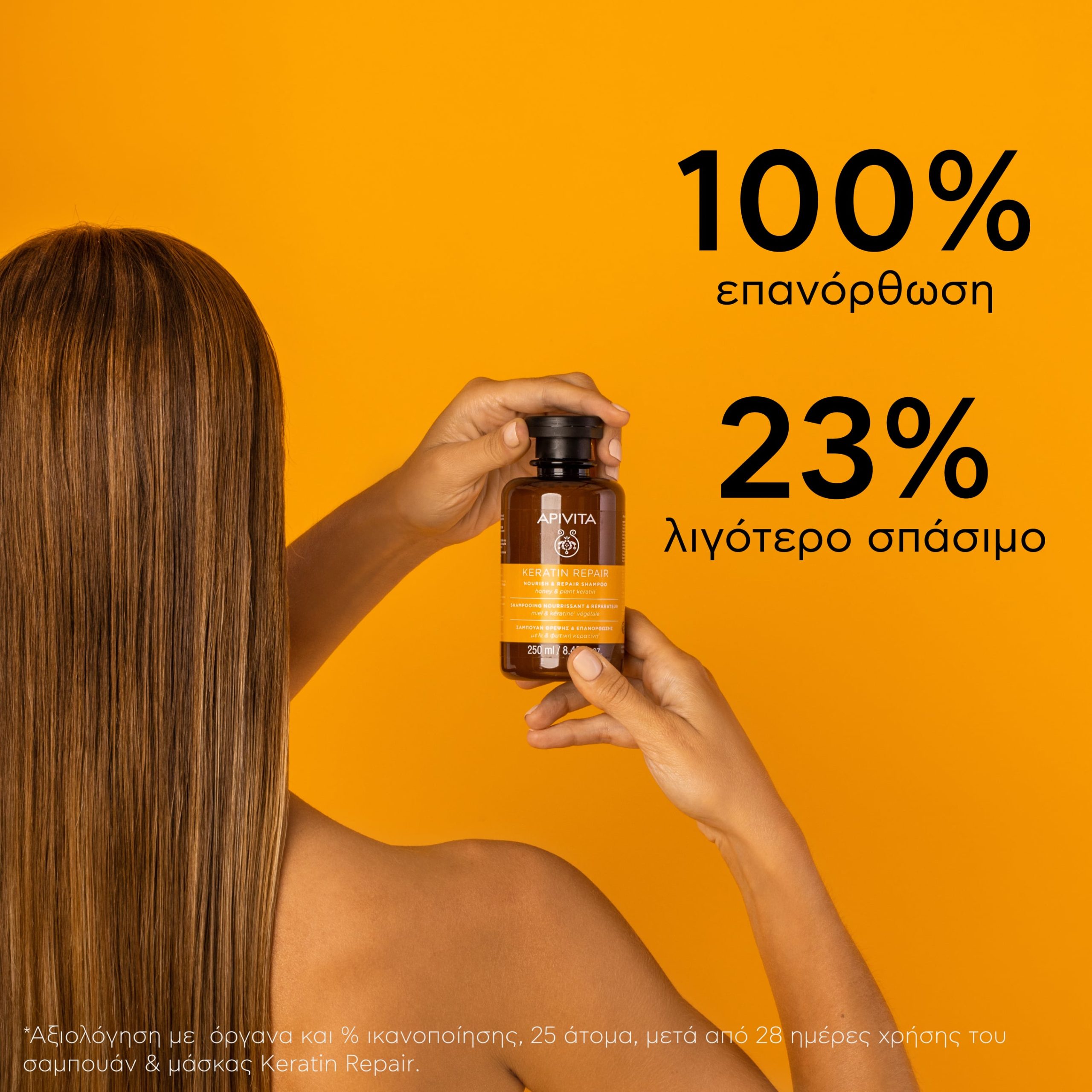 Apivita KERATIN REPAIR Σαμπουάν Θρέψης & Επανόρθωσης 250ml