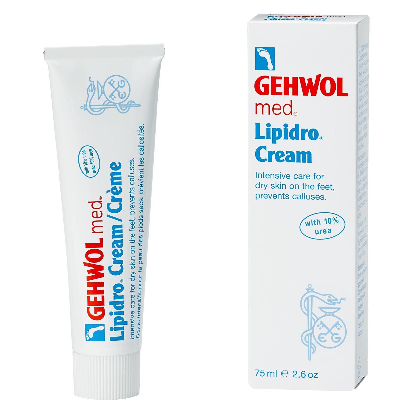 GEHWOL med Lipidro Cream Κρέμα για τη φροντίδα της ξηρής επιδερμίδας των ποδιών