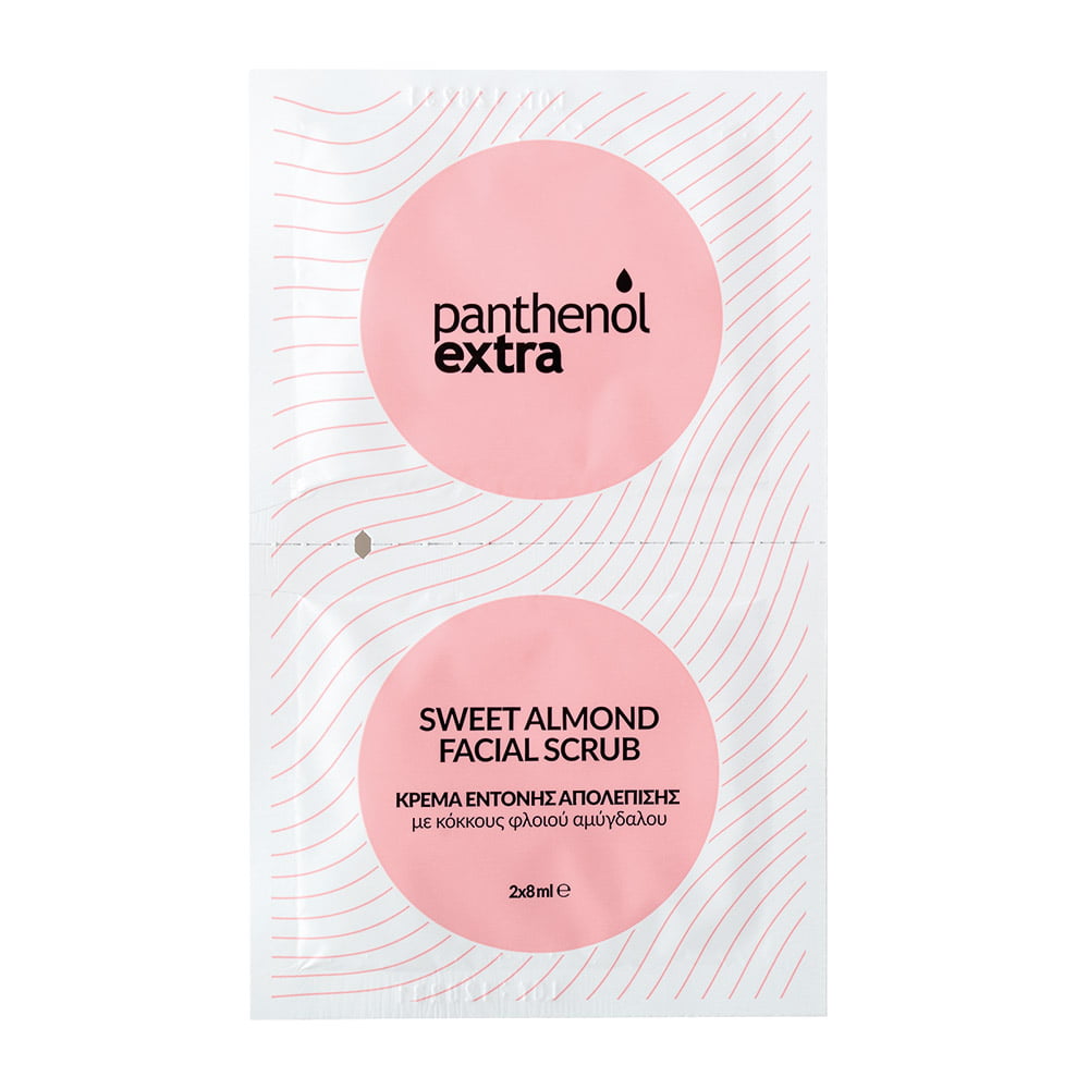 Panthenol extra Sweet Almond Facial Scrub 2x8ml
