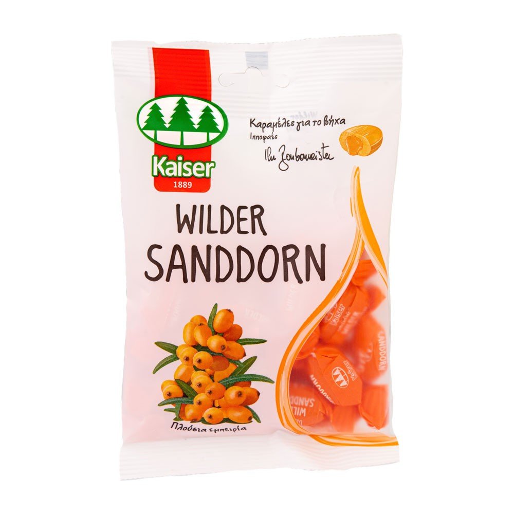 Wilder Sanddorn Καραμέλες για τον Βήχα