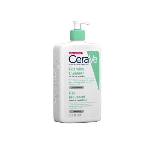 CeraVe Foaming Cleanser Αφρίζον Gel Καθαρισμού για Πρόσωπο και Σώμα 1Lt