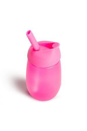 Munchkin Κύπελλο με καλαμάκι Simple Clean Pink - Εικόνα 3