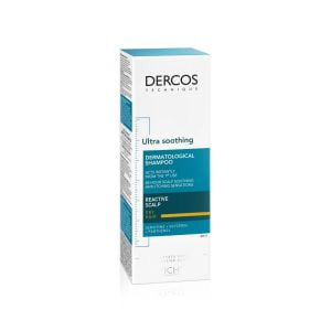 Vichy Dercos Ultra Soothing Σαμπουάν για το ευαίσθητο τριχωτό και ξηρά μαλλιά 200ml - Εικόνα 3