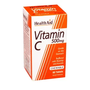 Health Aid Vitamin C 500 mg 60 chewable tabs