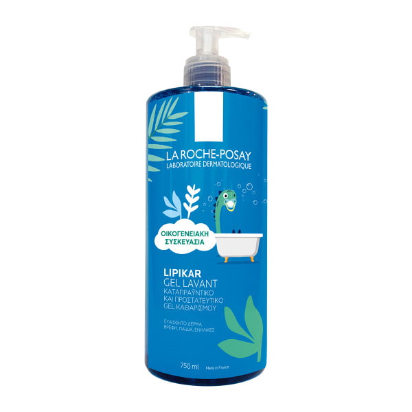 La Roche-Posay Lipikar Gel Lavant Family Size Gel Καθαρισμού Για Όλη Την Οικογένεια 750ml