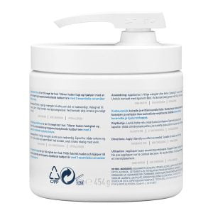 CeraVe Moisturising Cream Ενυδατική Κρέμα Προσώπου και Σώματος με Ceramides και Υαλουρονικό Οξύ 454gr με αντλία