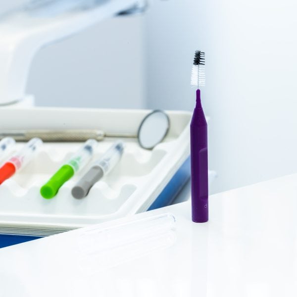 ELGYDIUM CLINIC Mono Compact Μωβ (0,8) - Μεσοδόντια βουρτσάκια 4un