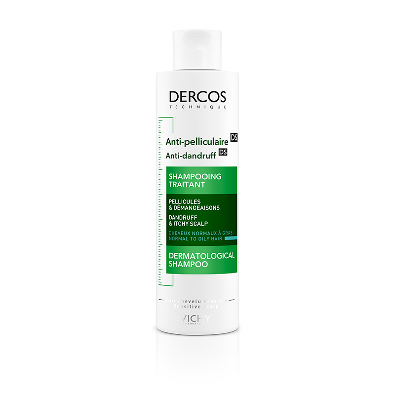 Dercos Anti-dandruff DS Σαμπουάν κατά της πιτυρίδας για Κανονικά & Λιπαρά μαλλιά 200ml