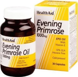 Health Aid Evening Primrose Oil 1000 mg & Vitamin E 90 caps - Εικόνα 2