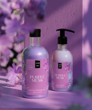 Lavish Care Purple Musk Shower Gel Αφρόλουτρο 500 ml - Εικόνα 4