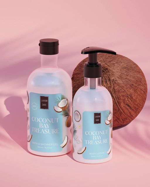 Lavish Care Coconut Bay Treasure Bath & Shower Gel 500ml