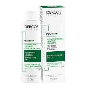 DERCOS P.SOlution Σαμπουάν για το τριχωτό με τάση Ψωρίασης, κατά των λέπιων και του κνησμού 200ml