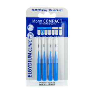 ELGYDIUM CLINIC Mono Compact Μπλε (0,4) - Μεσοδόντια βουρτσάκια 4un - Εικόνα 3