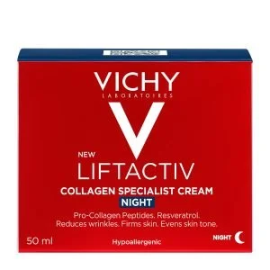 VICHY Liftactiv Collagen Specialist Αντιγηραντική Κρέμα Νύχτας 50ml - Εικόνα 2