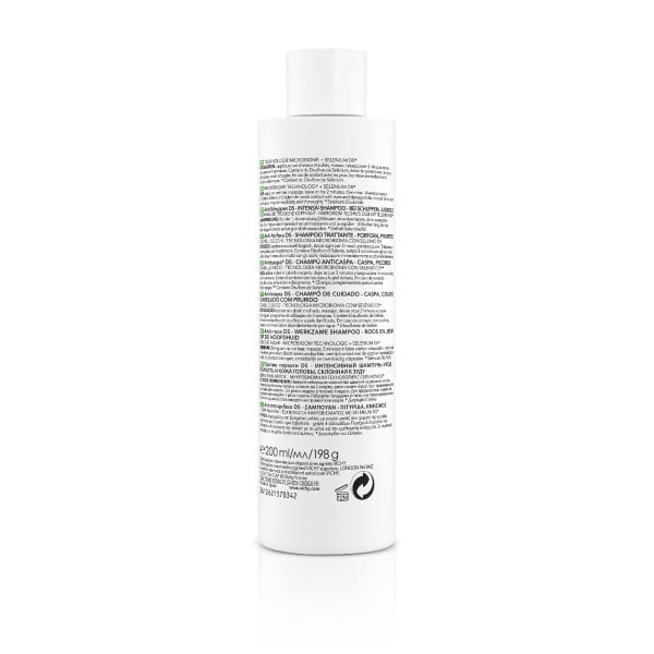 Vichy DERCOS Anti-Dandruff DS Σαμπουάν κατά της ξηροδερμίας, της πιτυρίδας και του κνησμού για ξηρά μαλλιά 200ml