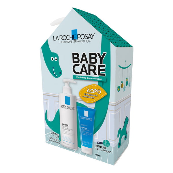 LIPIKAR FLUID 400ml με δώρο καθαρισμό LIPIKAR GEL LAVANT 100 ml