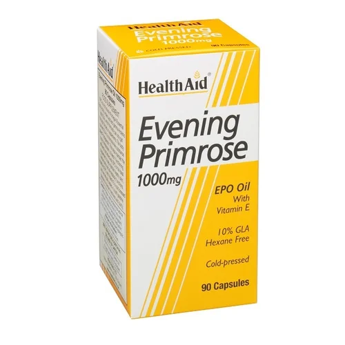 Health Aid Evening Primrose Oil 1000 mg & Vitamin E 90 caps
