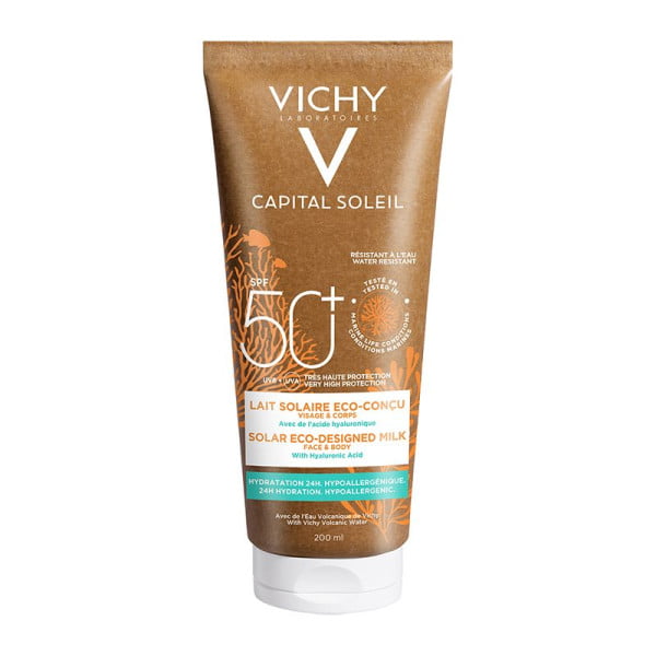VICHY CAPITAL SOLEIL SOLAR ECO MILK SPF 50+ (200ml)