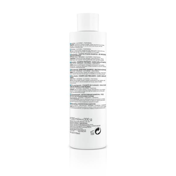 Vichy Dercos Ultra Soothing Σαμπουάν για το ευαίσθητο τριχωτό και ξηρά μαλλιά 200ml