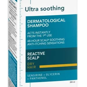 Vichy Dercos Ultra Soothing Σαμπουάν για το ευαίσθητο τριχωτό και ξηρά μαλλιά 200ml - Εικόνα 4