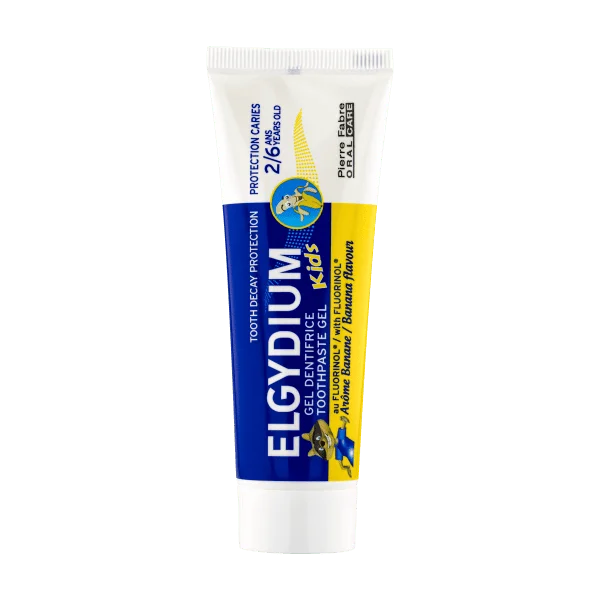 ELGYDIUM Kids Banana - Οδοντόκρεμα για παιδιά ηλικίας 2 έως 6 ετών 50ml