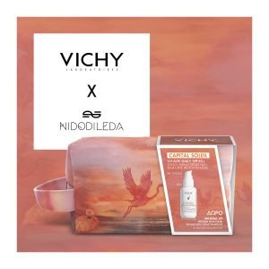 Vichy Capital Soleil UV-AGE DAILY Αντηλιακό Προσώπου με Χρώμα 40ml με ΔΩΡΟ Συλλεκτικό Τσαντάκι Αποκλειστικά Σχεδιασμένο by Nidodileda & Mineral 89 Κρέμα Βοοster Ενυδάτωσης 15ml - Εικόνα 3