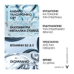 Vichy Mineral 89 Booster Ενυδάτωσης 72Ω κρέμα για κάθε τύπο δέρματος 50ml - Εικόνα 3