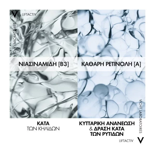 VICHY Liftactiv B3 Κρέμα Νύχτας - Με Νιασιναμίδη και Καθαρή Ρετινόλη - 50ml