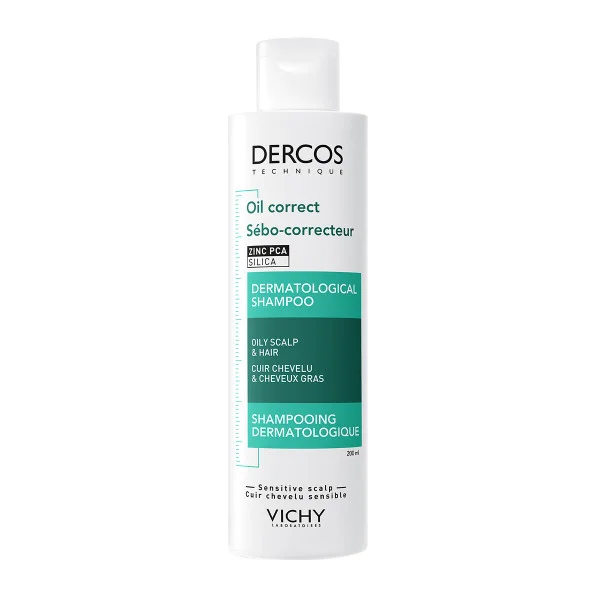Dercos Oil Control Σαμπουάν για Λιπαρά Μαλλιά 200ml