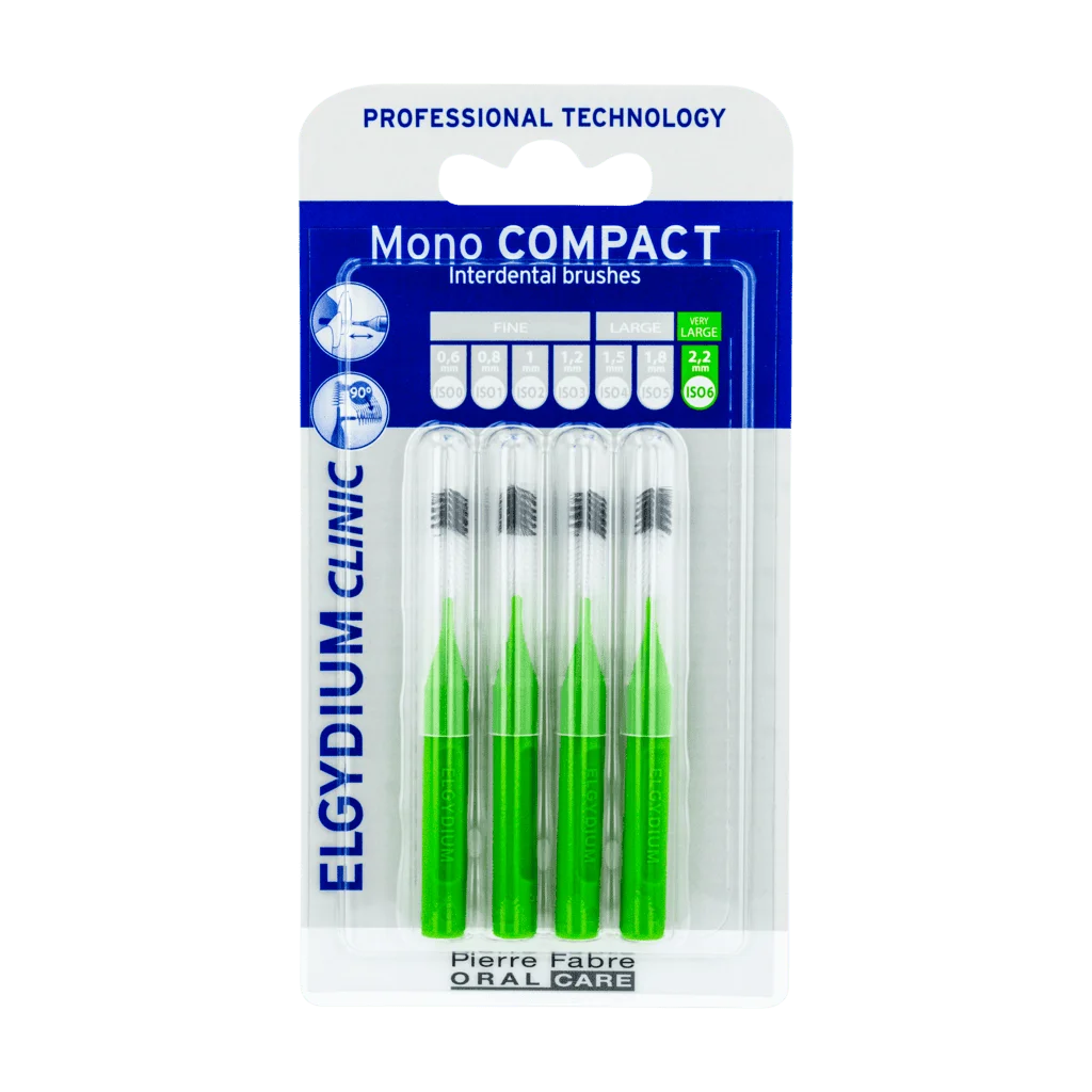ELGYDIUM CLINIC Mono Compact Πράσινο (1,1) - Μεσοδόντια βουρτσάκια 4un - Εικόνα 3