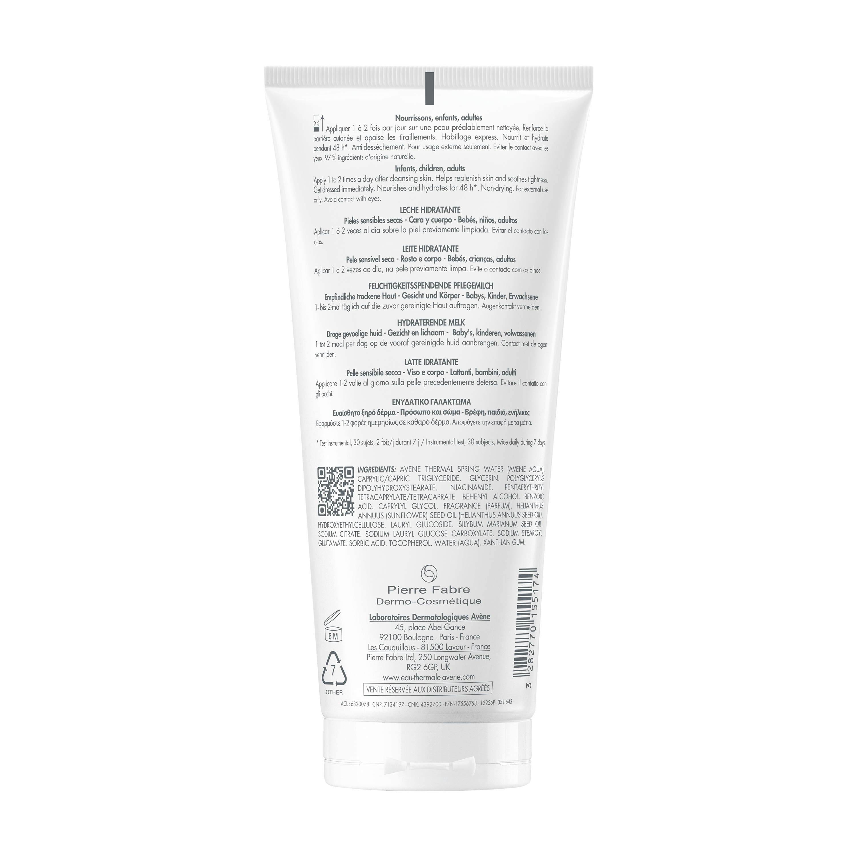 Avene Xeracalm Nutrition Moisturizing Lotion Ενυδατική Λοσιόν Προσώπου & Σώματος 200 ml - Εικόνα 3
