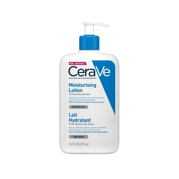 CeraVe Moisturising Lotion Ενυδατικό Γαλάκτωμα Προσώπου και Σώματος με Ceramides και Υαλουρονικό Οξύ 473ml