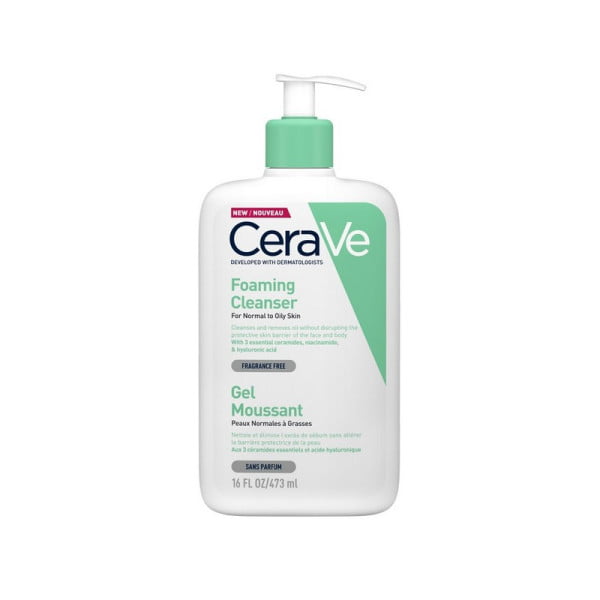 CeraVe Foaming Cleanser Αφρίζον Gel Καθαρισμού για Πρόσωπο και Σώμα 473ml