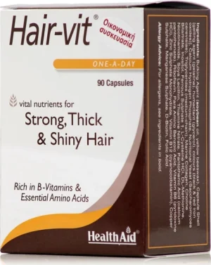 Health Aid Hair-vit 90 caps - Εικόνα 2