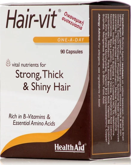 Health Aid Hair-vit 90 caps