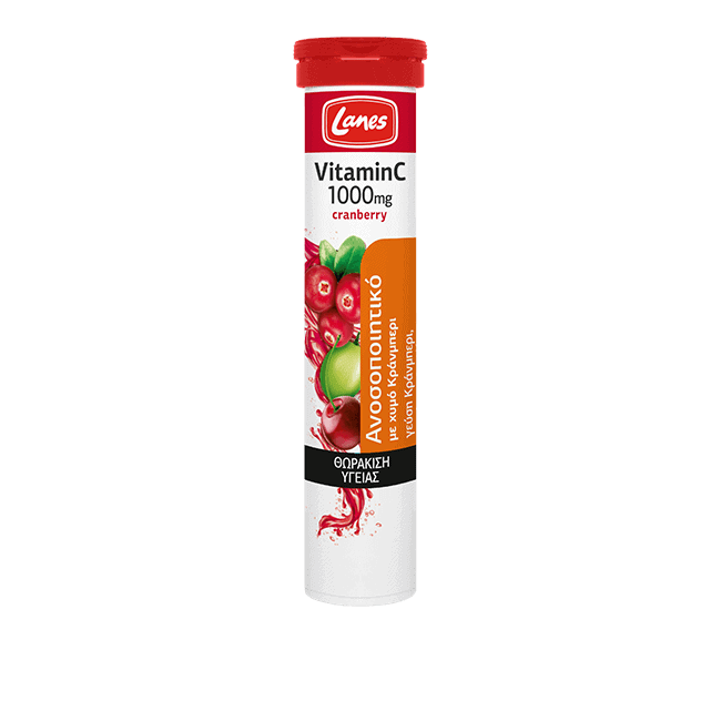 Lanes Vitamin C 1000 mg Cranberry 20 eff tabs
