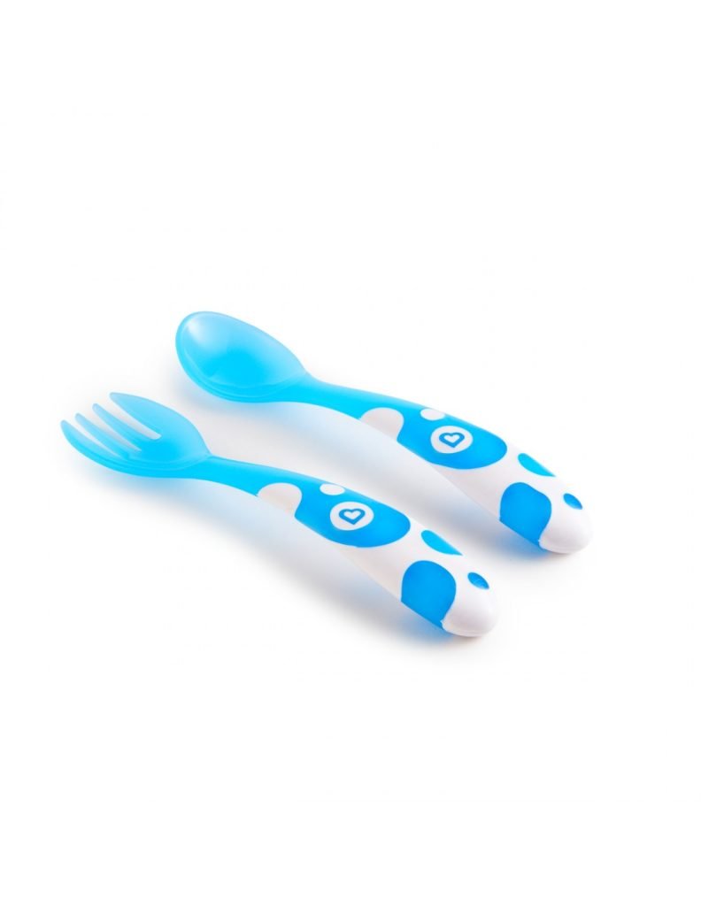 MUNCHKIN MULTI-COLOURED FORKS AND SPOONS