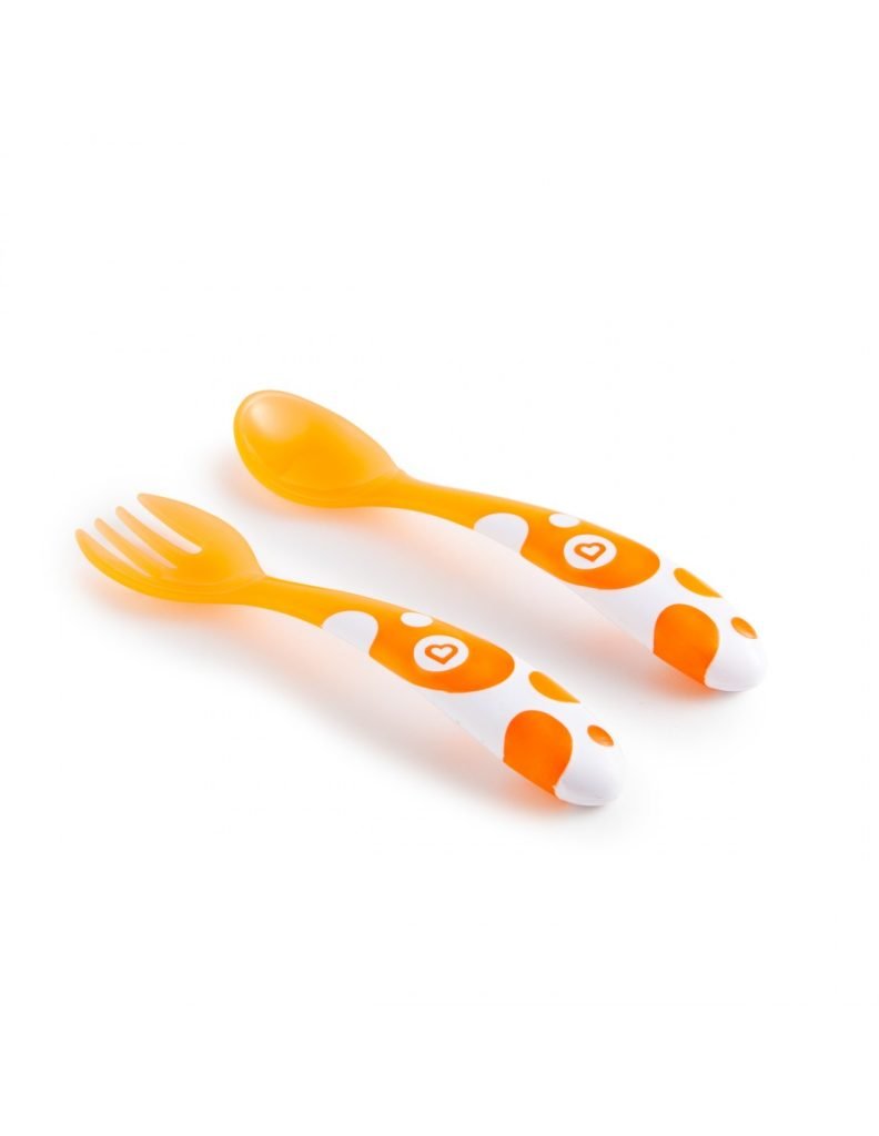 MUNCHKIN MULTI-COLOURED FORKS AND SPOONS