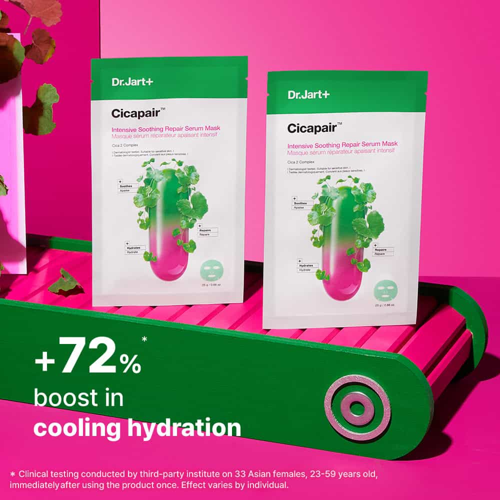 Dr.Jart+ CICAPAIR INTESIVE SOOTHING REPAIR SERUM MASK - Εικόνα 4