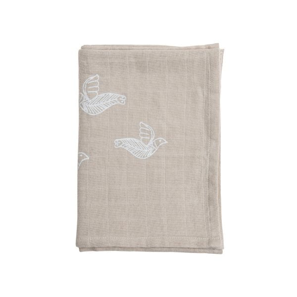 KORRES Baby's Cozy World Κουβέρτα + Μουσελίνα Αγκαλιάς 100% Οργανικό Βαμβάκι