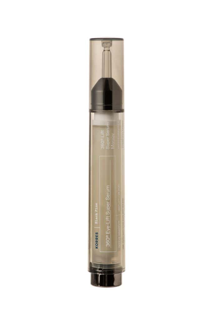 KORRES ΜΑΥΡΗ ΠΕΥΚΗ 4D 360° Lift Super Serum Ματιών 15ml