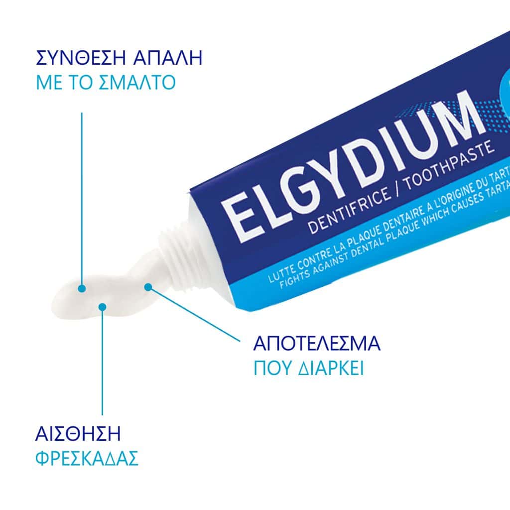 ELGYDIUM Antiplaque - Οδοντόκρεμα 75ml