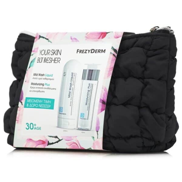 Mild Wash Liquid 200ml & Moisturizing Plus Cream 30+ 50ml & Δώρο Νεσεσέρ
