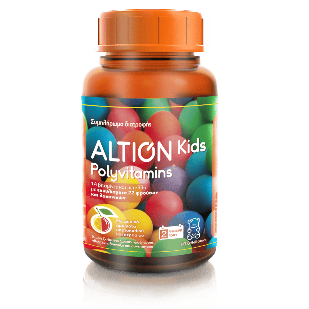 ALTION KIDS POLYVITAMINS 60 ζελεδάκια